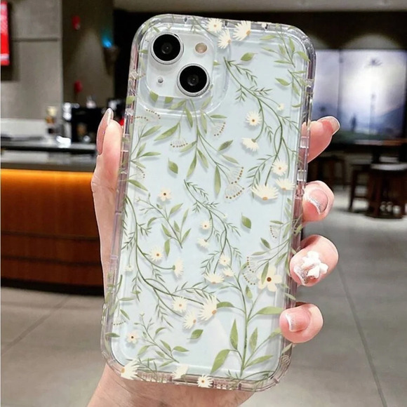 ⚠️Clearance iPhone 15/Pro/Pro Max Clear Leaves Phone Case - Picture 2 of 5